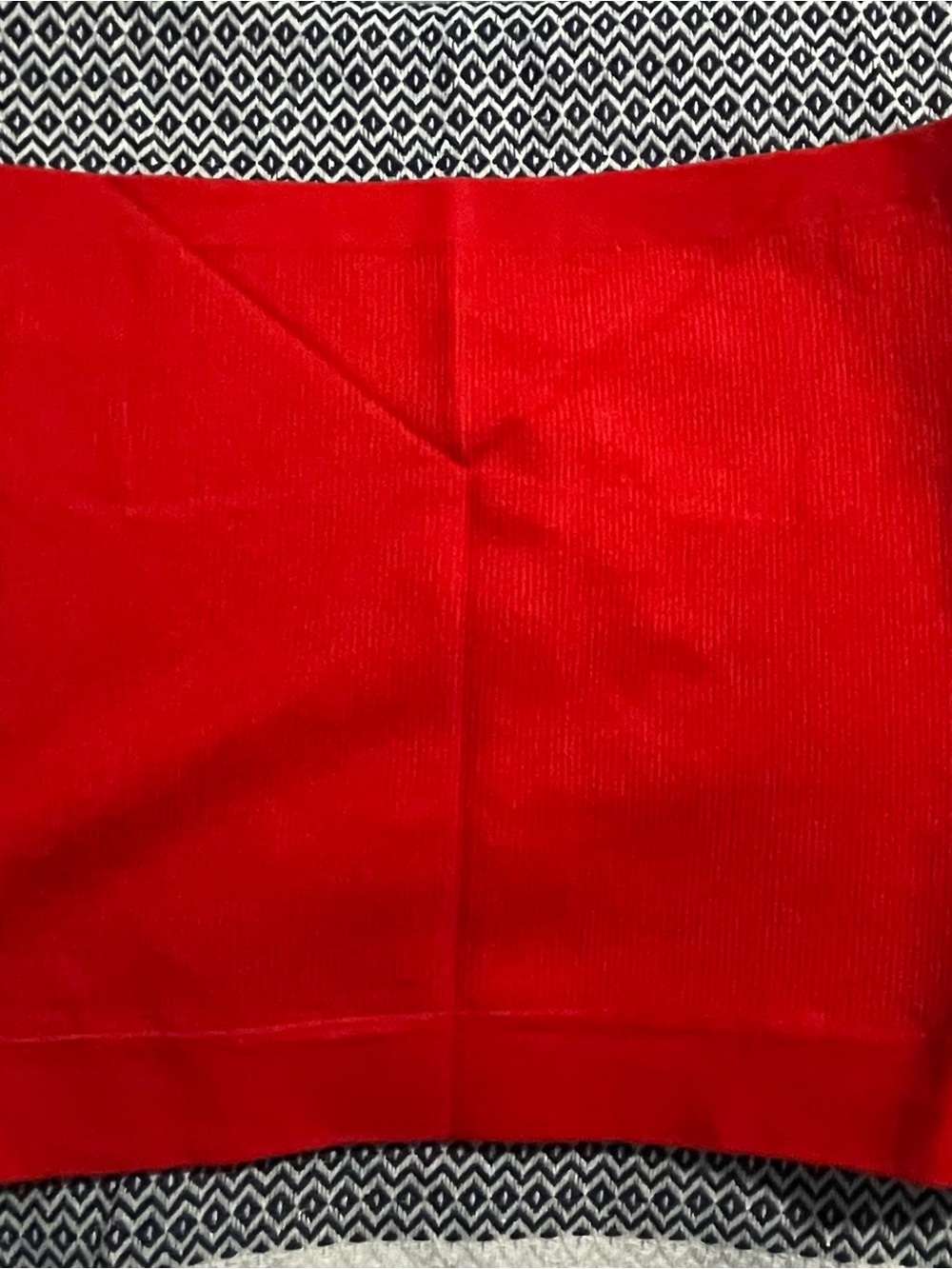 Urban Outfitters Classic Red Bandeau Knit Top